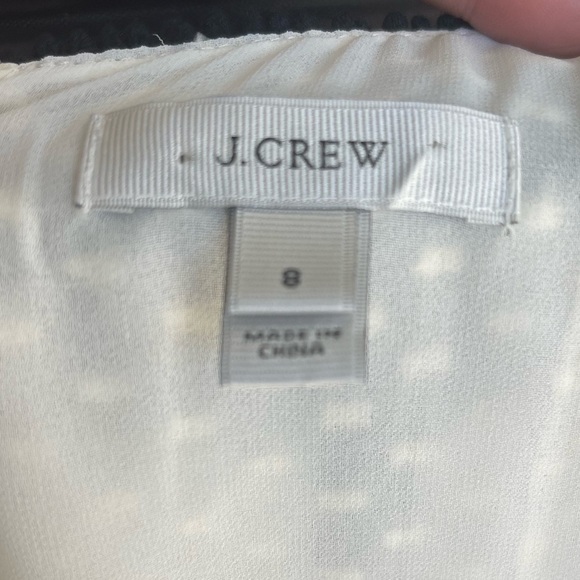 J. Crew Silk Blend Blouse Size 8 - Picture 3 of 6